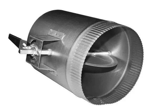 Volume Damper w/ 3/8 Rod & 1 ½” Stand off
